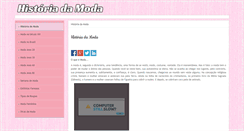 Desktop Screenshot of historia-da-moda.info